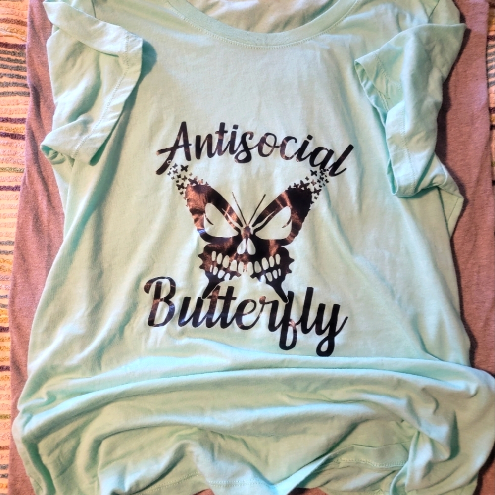 Cvg antisocial butterfly 2xl tee